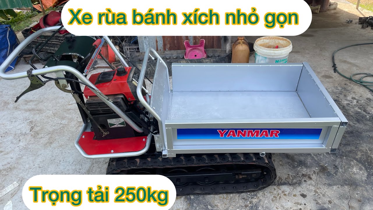 Xe rùa bánh xích nhỏ gọn, trọng tải 250kg , A/c quan tâm id e ạ ☺️