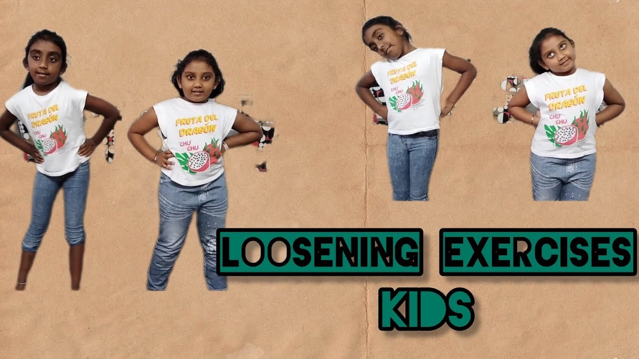 Loosening exercises before yoga(kids)