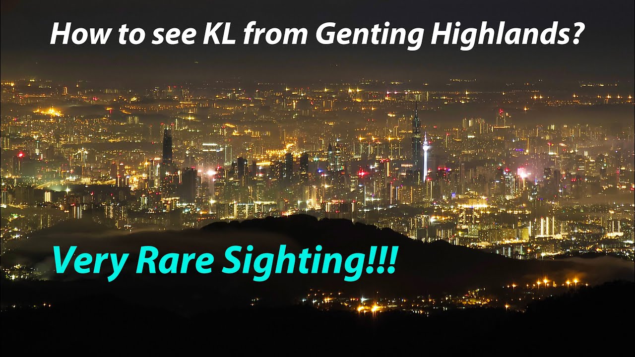 KL viewed from Genting Highlands