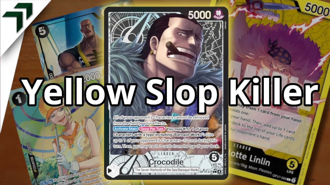 OPTCG | OP17 Crocodile Ranked Gameplay (Crocodile vs Y Linlin)