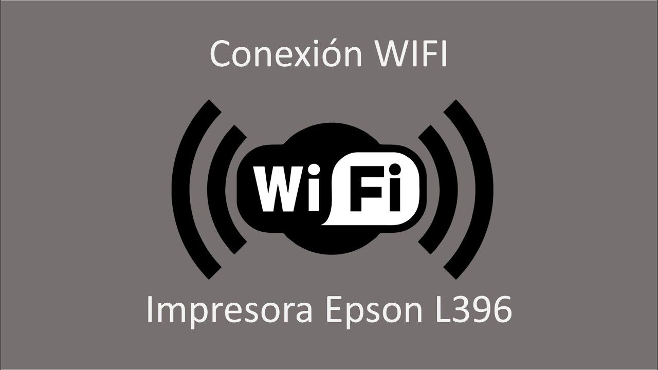 Conexión wifi impresora Epson L396