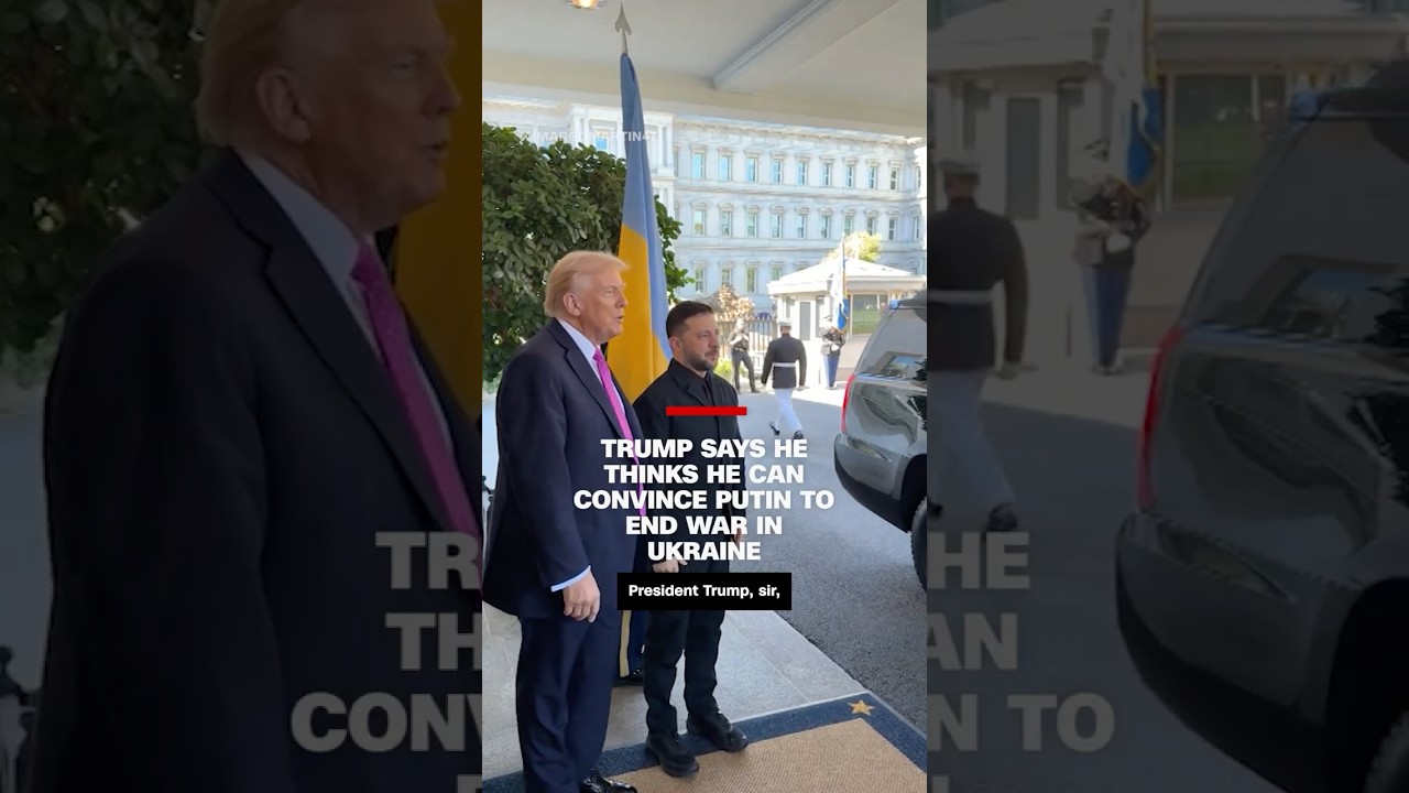 Trump says he thinks he can convince Putin to end war in Ukraine