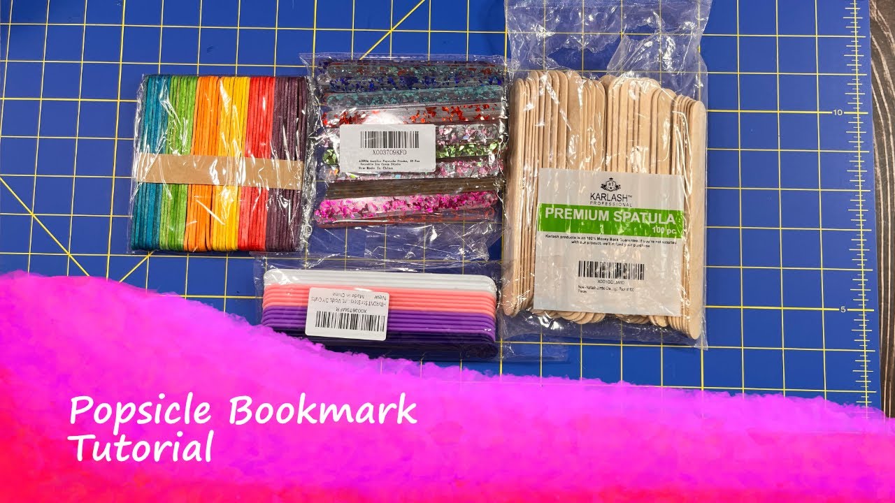 Popsicle stick Bookmark Tutorial