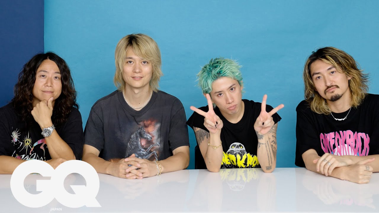 ONE OK ROCKの日常に欠かせない10のアイテム | 10 Essentials | GQ JAPAN