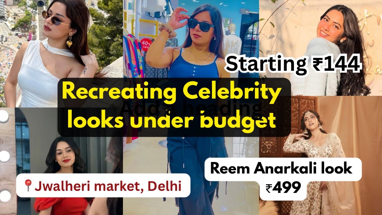 Recreating Rebel Kid , Reem & Jannat Zubair Look ❤️ | Influencer Looks on a Budget 😱 