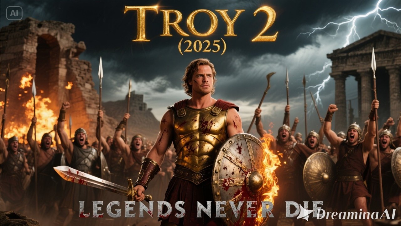 TROY 2 (2025) &ndash; Teaser Trailer | Brad Pitt Returns as Achilles | 4K Ultra HD (Concept)