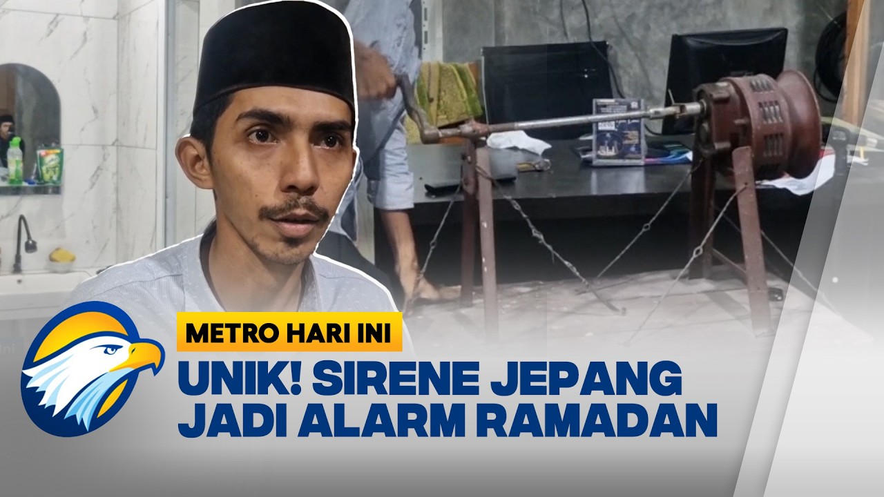 Masjid Agung Sultan Jeumpa Pertahankan Sirene Peninggalan Jepang untuk Ramadan - [Metro Hari Ini]