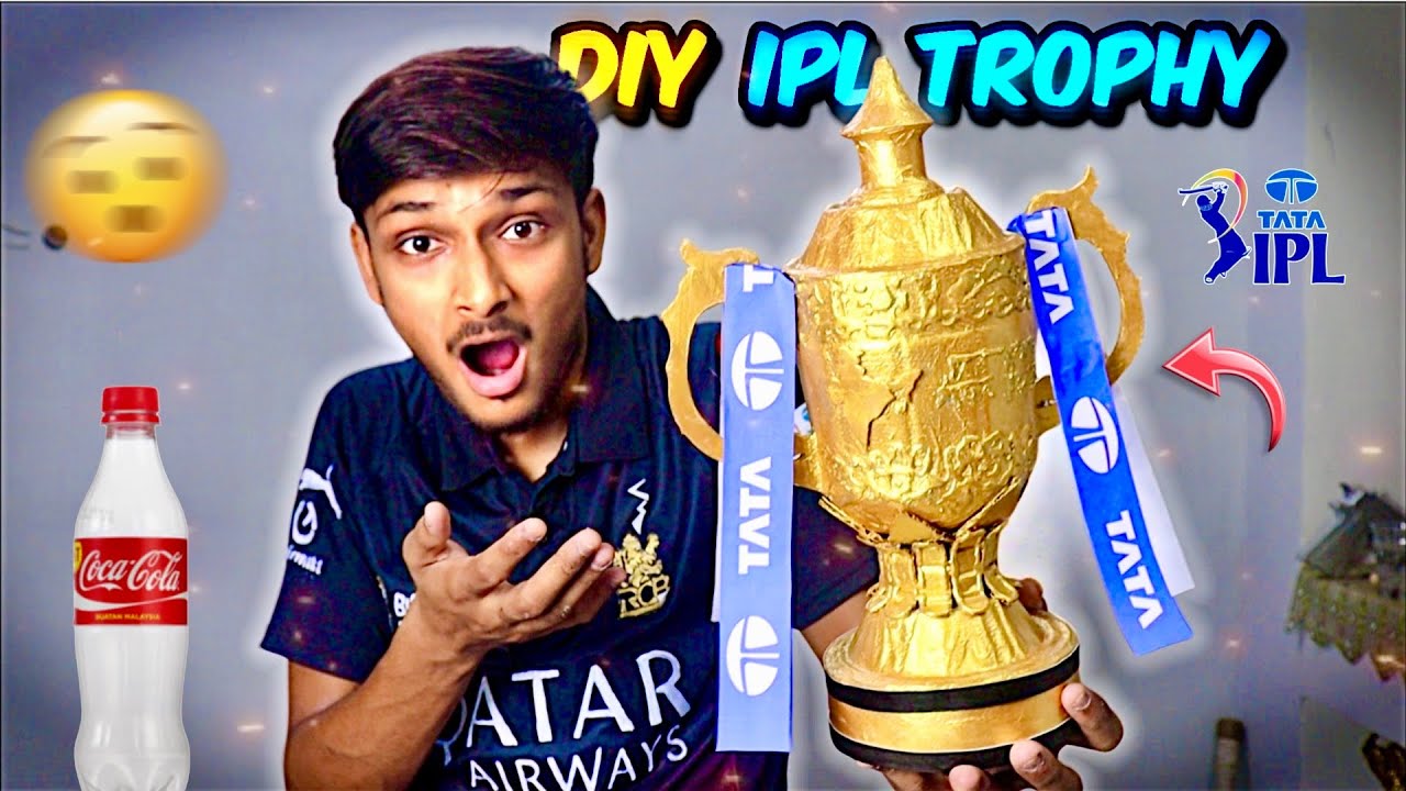 How to make IPL Trophy 2025 using bottle | TATA IPL