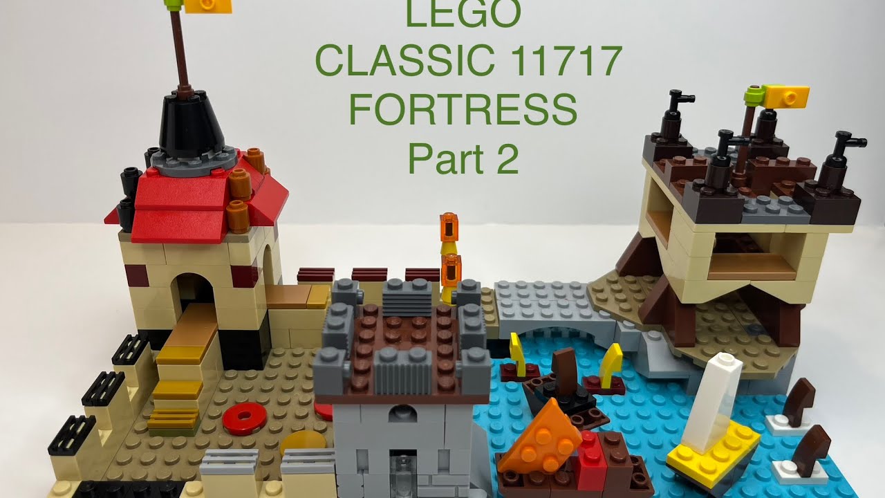Lego classic 11717/10717. How to build fortress PART 2