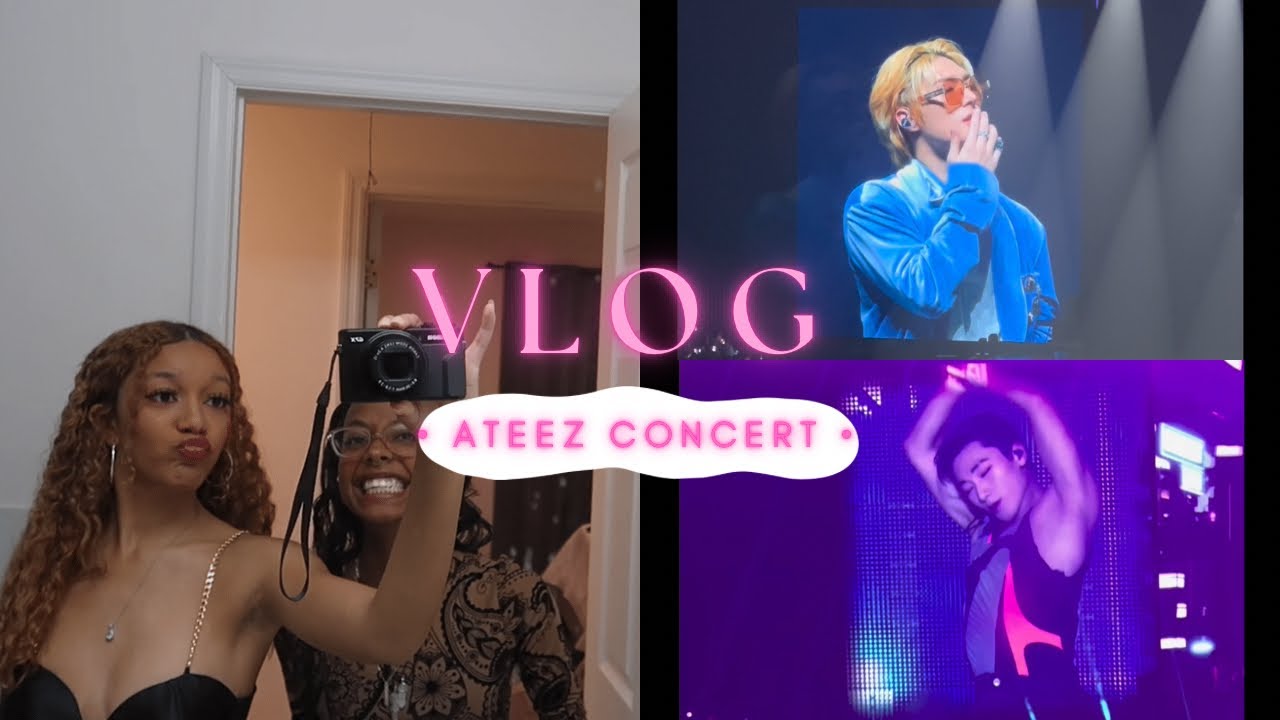 HER FIRST CONCERT?! | ATEEZ NEWARK DAY 2 VLOG