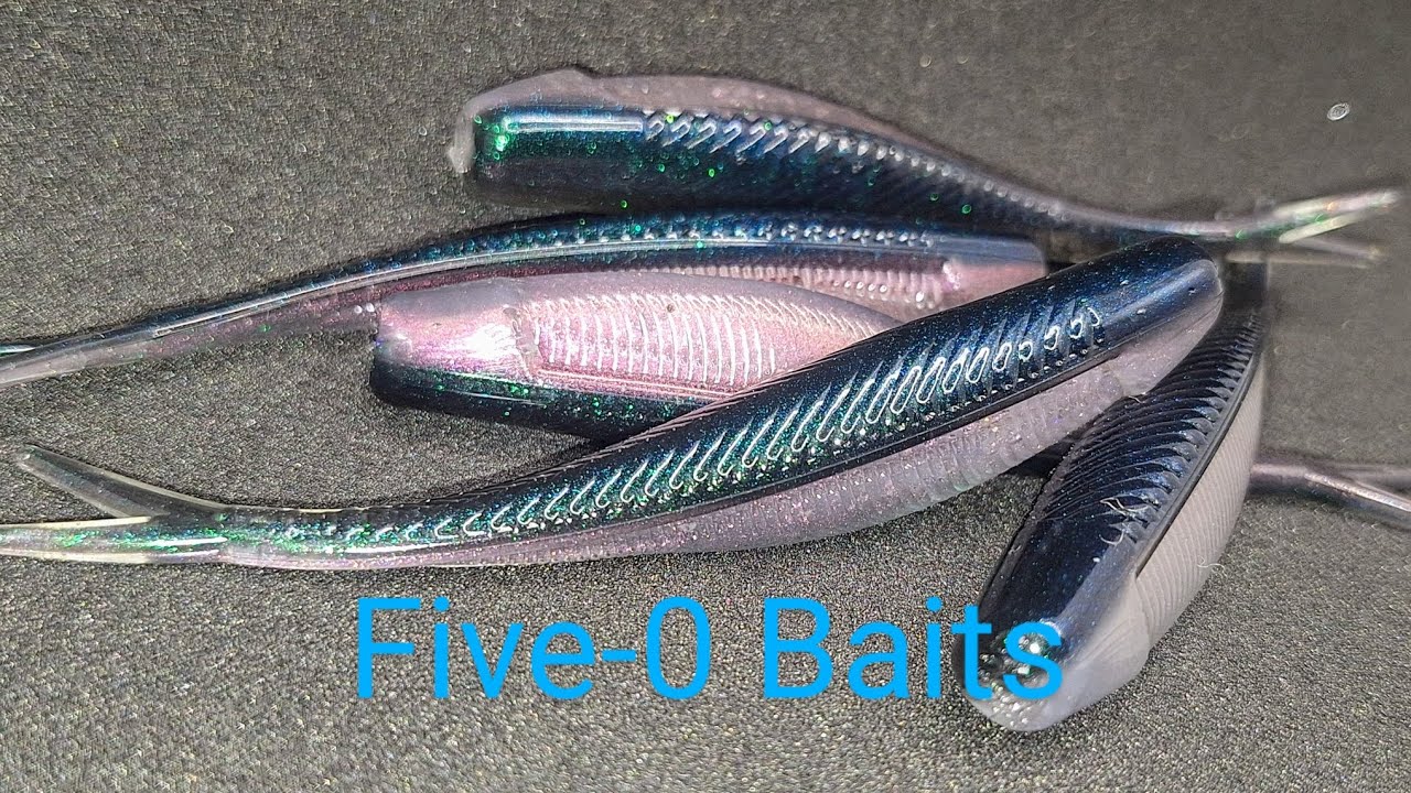 Borealis Shad with red pearl in bass and crappie baits. Let's go fishing!