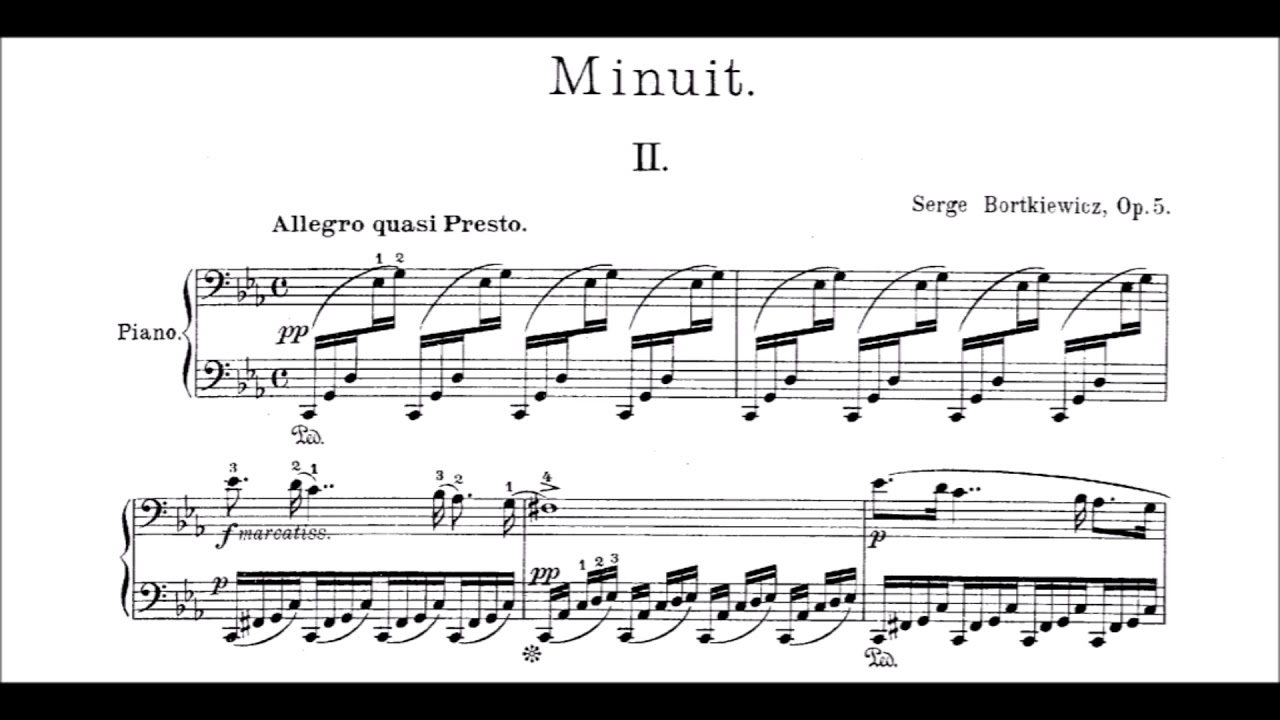 Sergei Bortkiewicz - Minuit, Op. 5