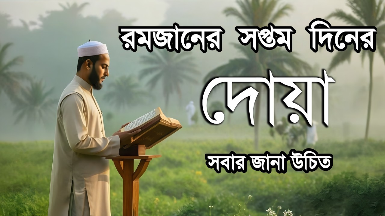 রমজানের ৭ম দিনের গুরুত্বপূর্ণ দোয়া | Dua For 7th Day of Ramadan By Alaa Aqel