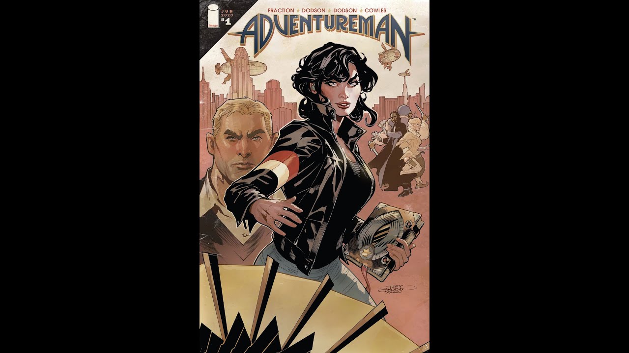 ADVENTUREMAN #1 REVIEW. An adventure book story becomes reality.