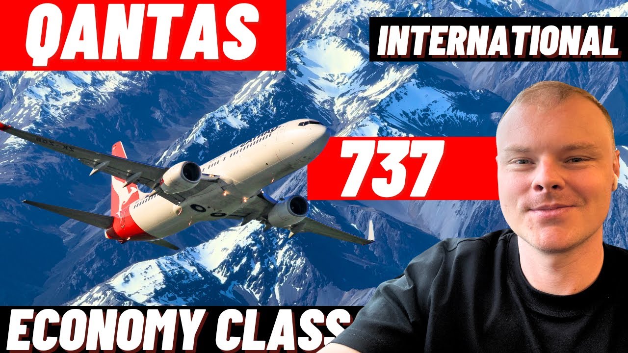 Qantas International Economy | My 737 Experience from New Zealand to Australia