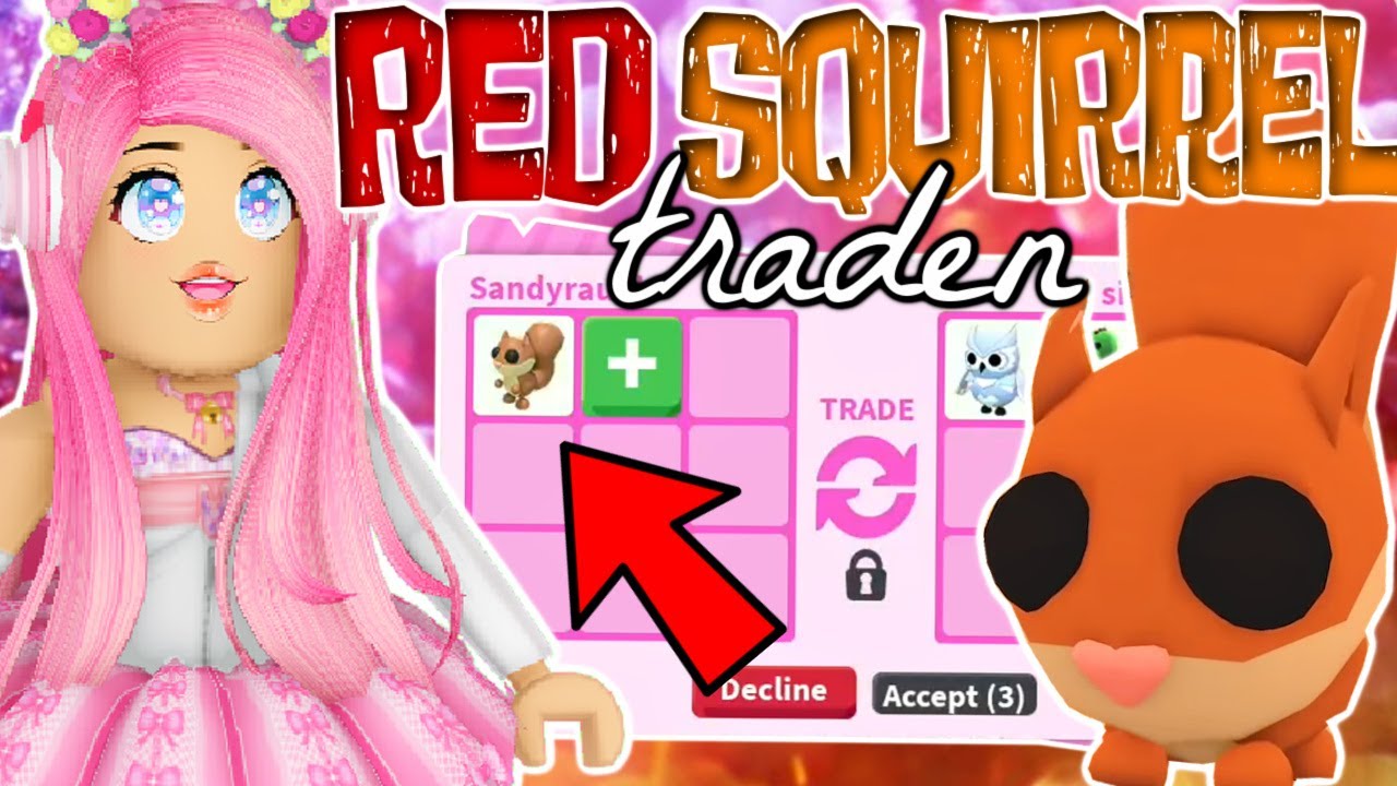Ich TRADE nur das *neue* RED SQUIRREL 🐿💕 (Eichhörnchen) ✅ Roblox Adopt Me! [DEUTSCH]