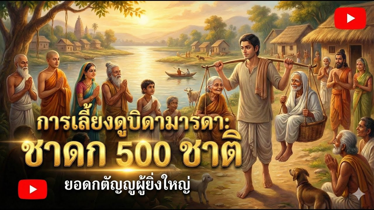 ตำนานการเลี้ยงดูบิดามารดาและกฎแห่งกรรมในสมัยพุทธกาล