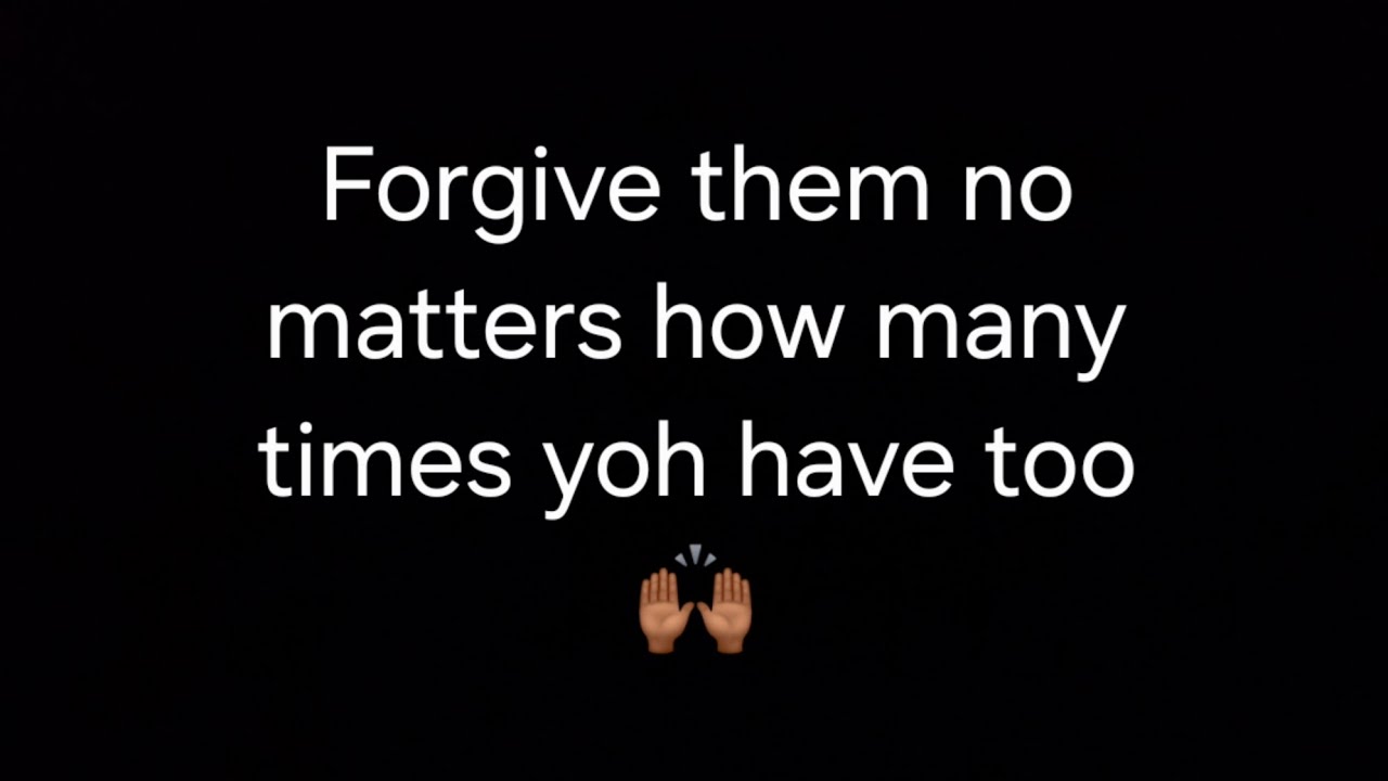 Forgive others, just like how you want God to forgive you✝️ [Matthew 18:21-35, NLT] (Vid20)