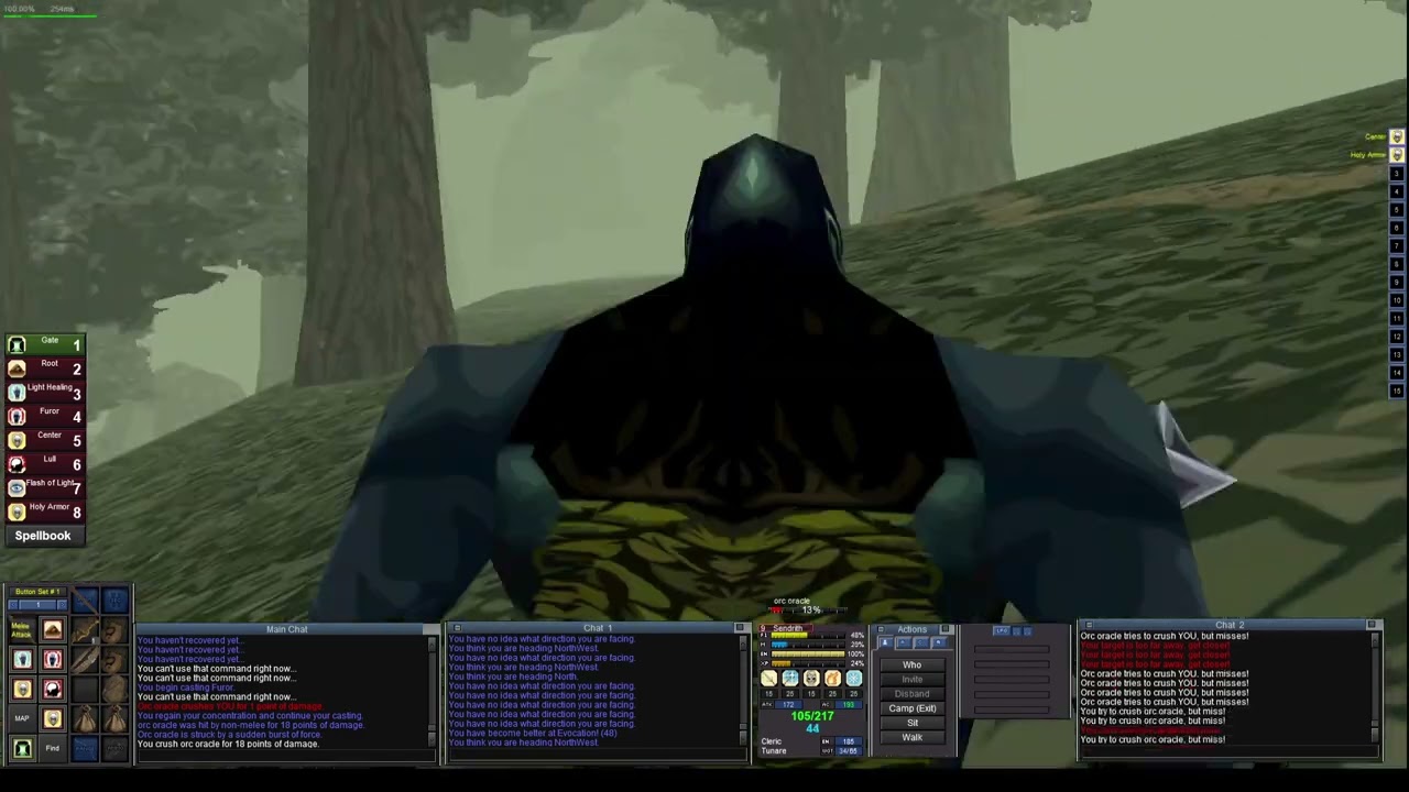 SSF Cleric Sendrith #9: Lvl 9-10 Pt. 1: From Crushbone to Orc Hill