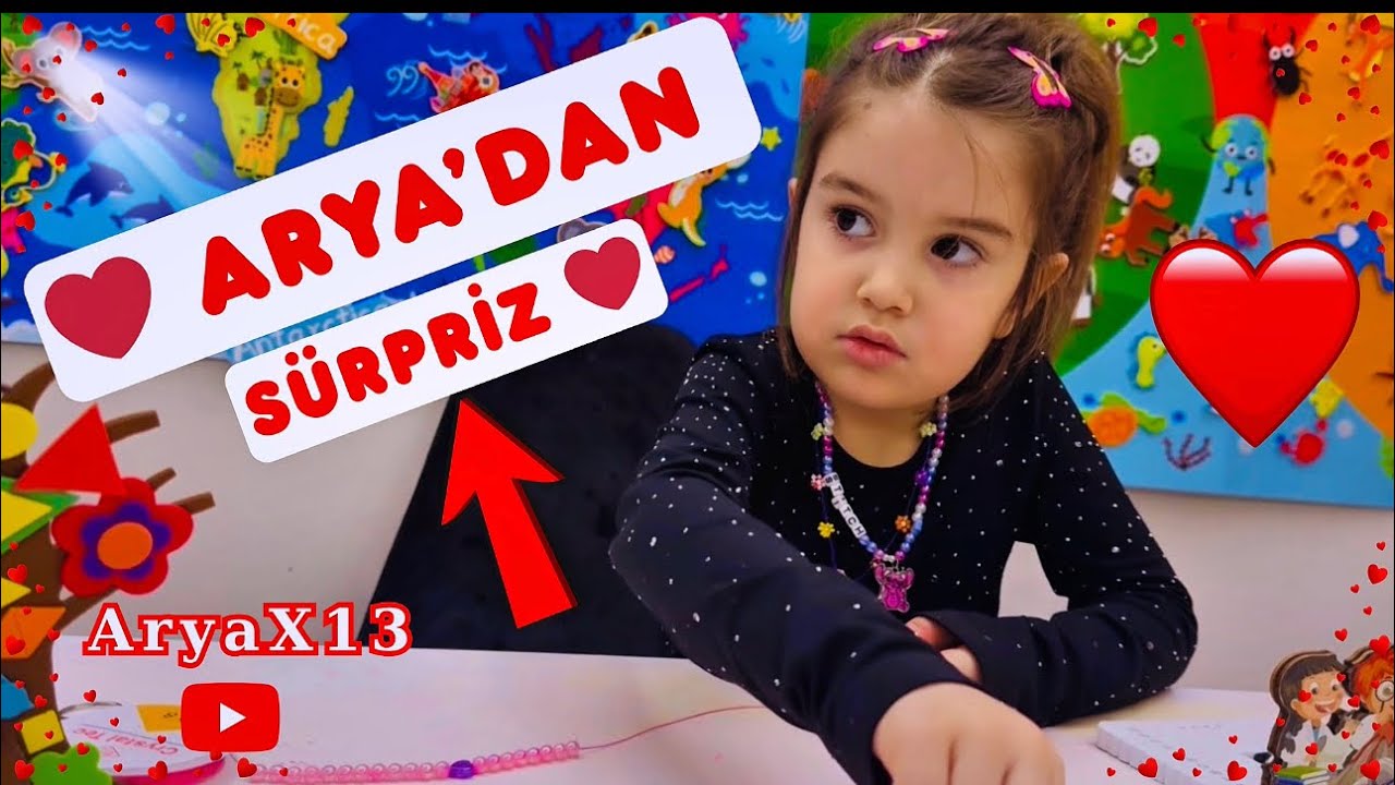 4 Yaşındaki Arya’dan Arkadaşlarına En Tatlı 14 Şubat Hediyesi ❤️ | Sevgi Paylaşınca Güzel