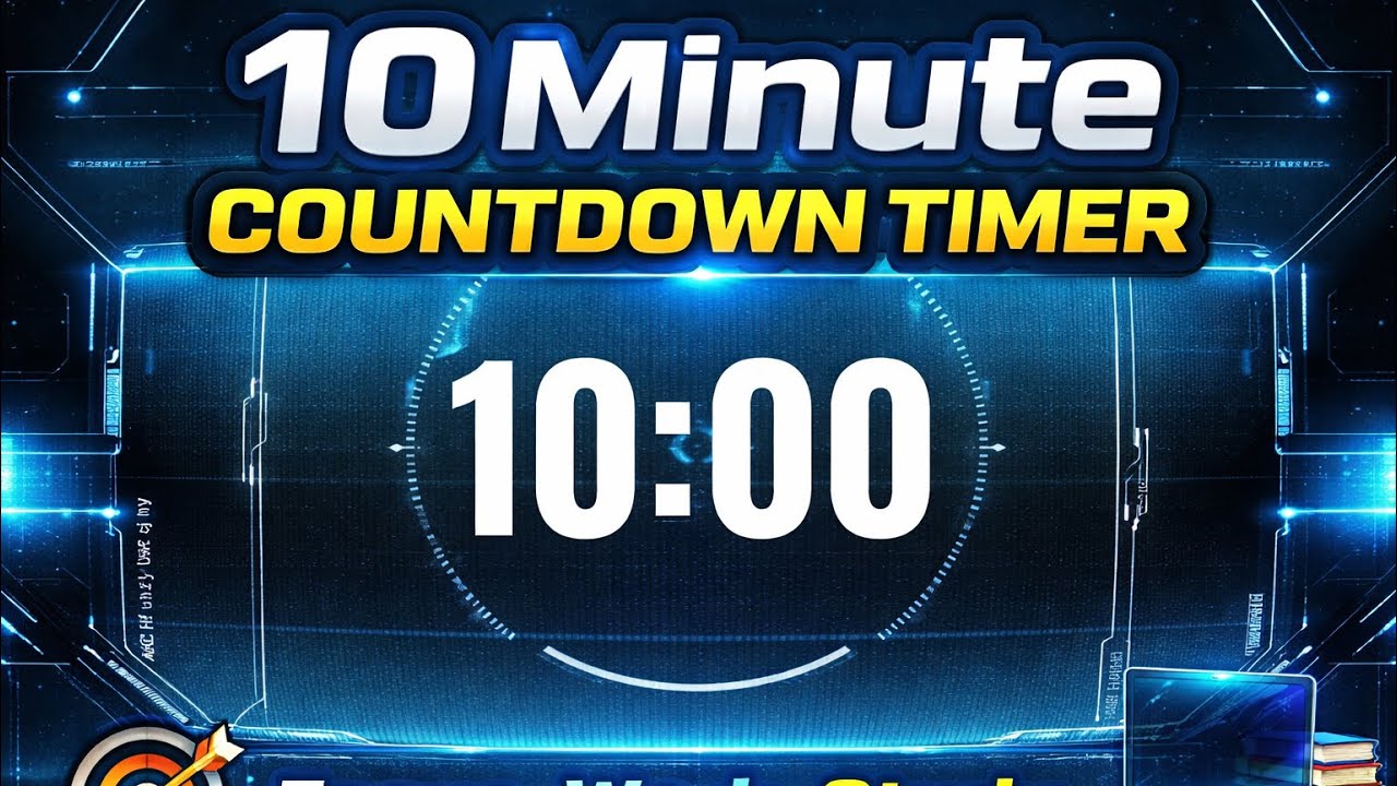 10 Minute Clean Up Timer 🧹 | Classroom Countdown for Kids