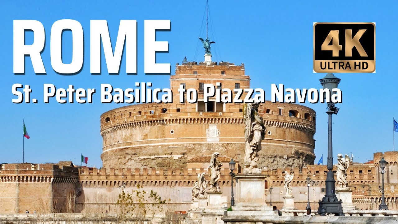 Rome: A 4K Walking Tour Through History