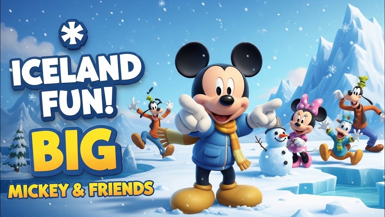 Mickey Mouse Iceland Adventure ❄️ | Fun Snow Games with Mickey & Friends