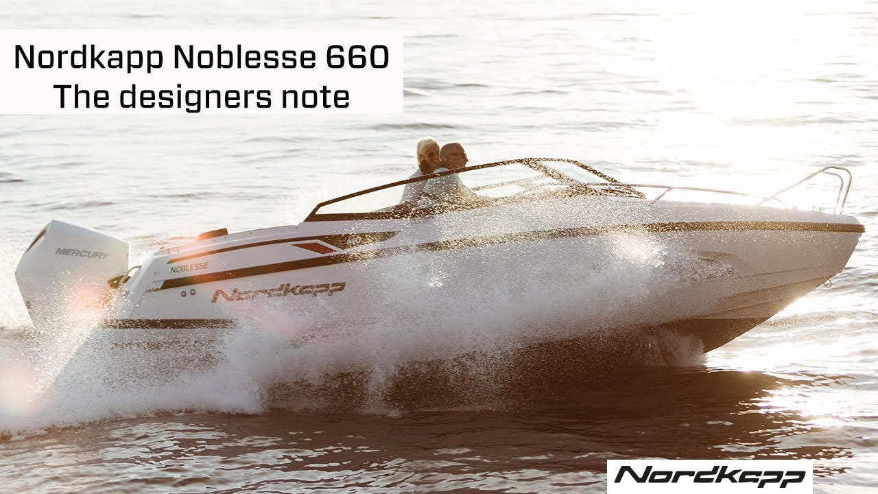 Nordkapp Noblesse 660, 22 feet daycruiser. Nordkapp designer Espen Thorup interview.