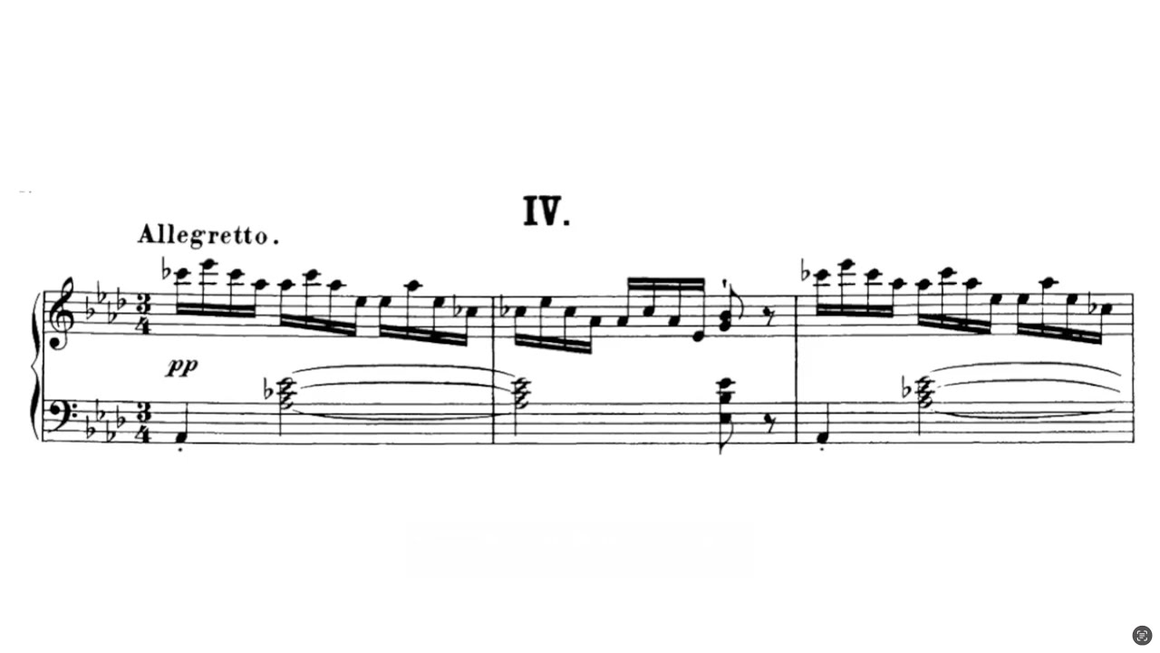 Rachmaninoff plays Schubert - Impromptu in A-Flat Major