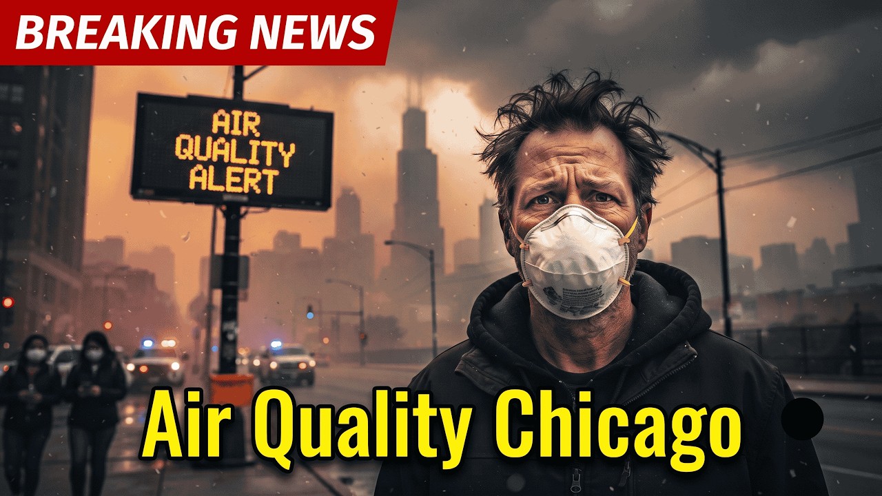 Chicago Air Quality Alert: Canadian Wildfire Smoke Blankets U.S. | AQI Reaches Hazardous Levels 😢💔