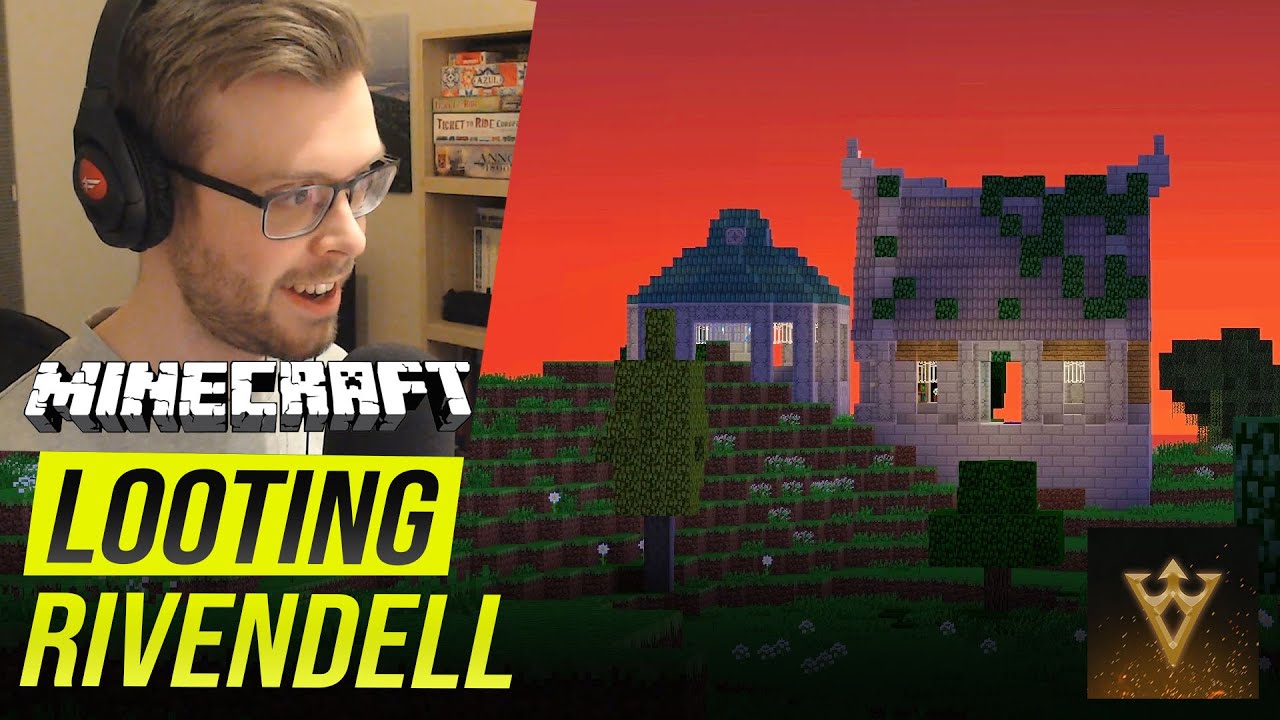 Getting GOOD LOOT from Rivendell in Minecraft: LOTR Mod - Episode 9