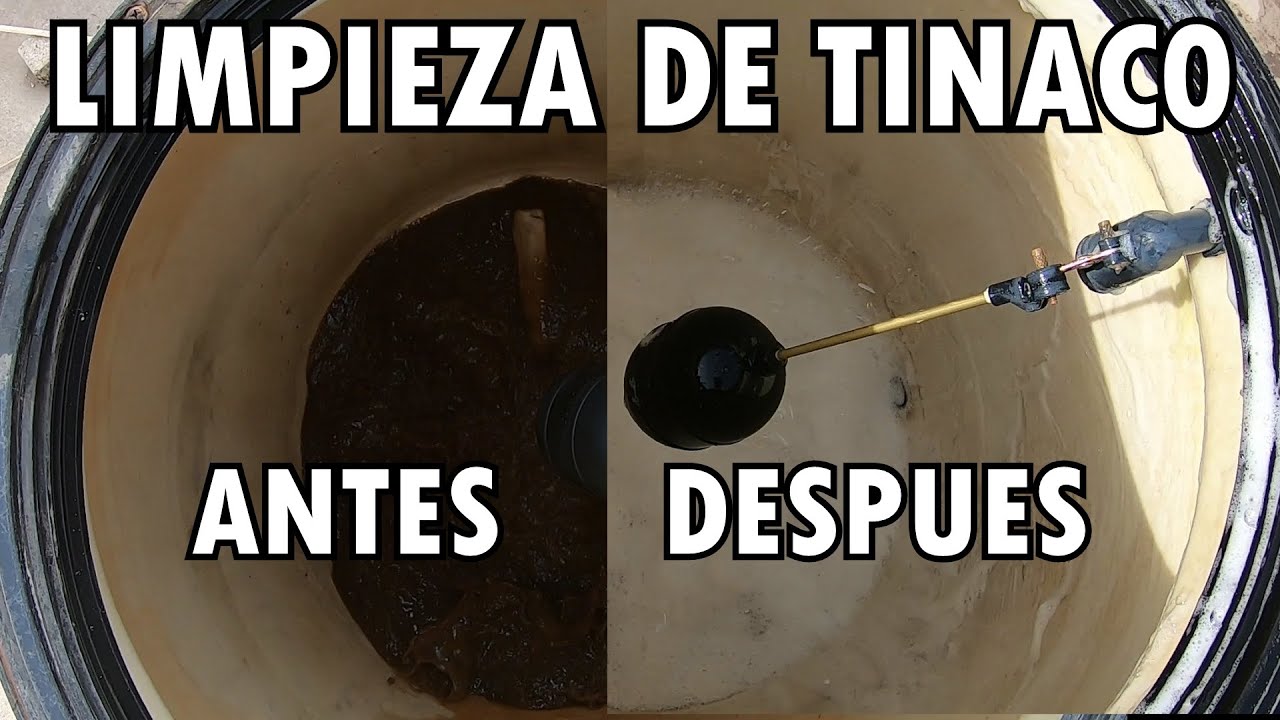 COMO LIMPIAR TU TINACO DE AGUA DE FORMA FACIL