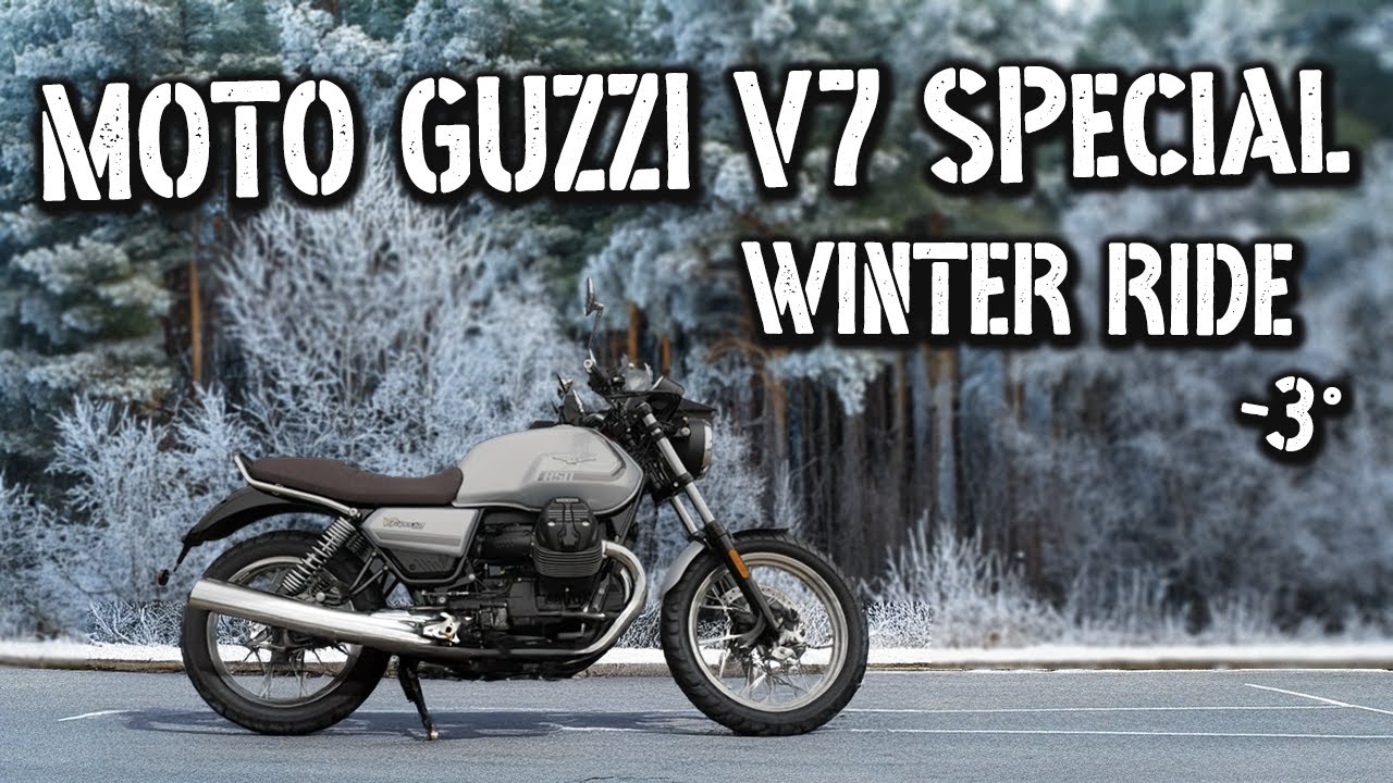 Moto Guzzi V7 Special // Winter Ride // -3° Celsius