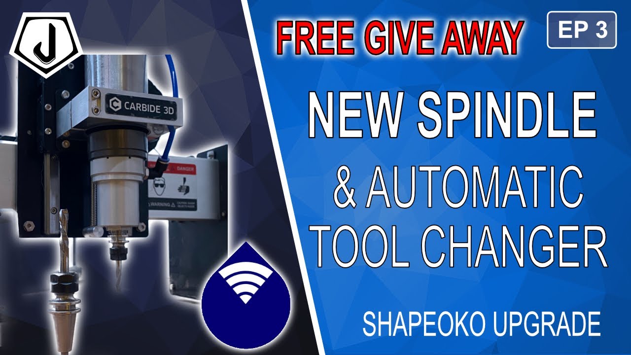 Shapeoko Upgrade: New Spindle, Tool Changer, and More!