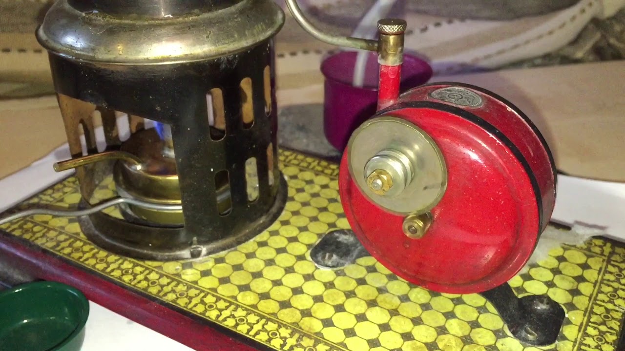 Super Rare ( Unique ?  )  Ernst Plank Steam Engine !  -  Steam Turbine w Vertical Boiler