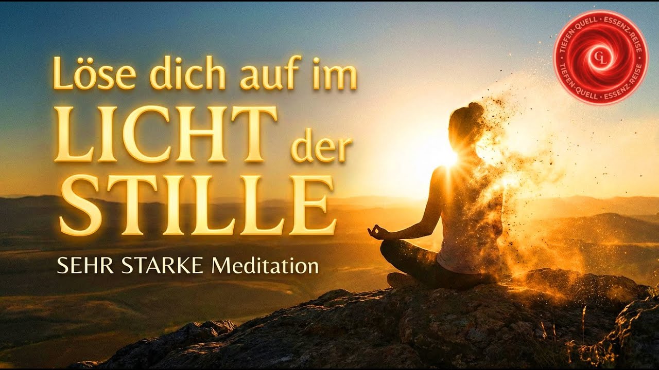 Löse dich auf im LICHT der STILLE ✨ (Endlich Frei Sein) SEHR STARKE MEDITATION