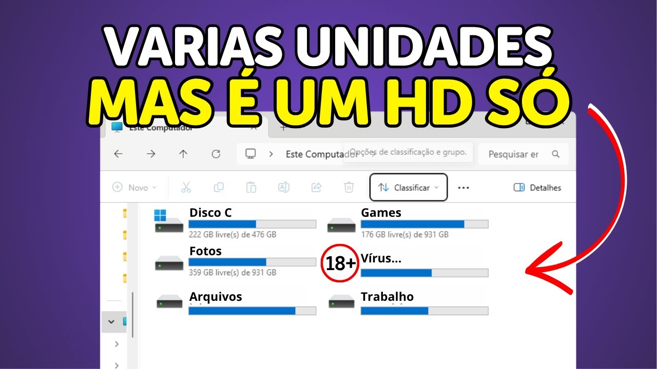 Divida HD/SSD/MicroSD no Windows: Fa&ccedil;a Voc&ecirc; Mesmo, R&aacute;pido e Gr&aacute;tis!