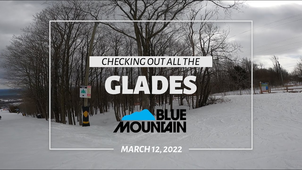 Skiing ALL THE GLADES at Blue Mountain - 2022