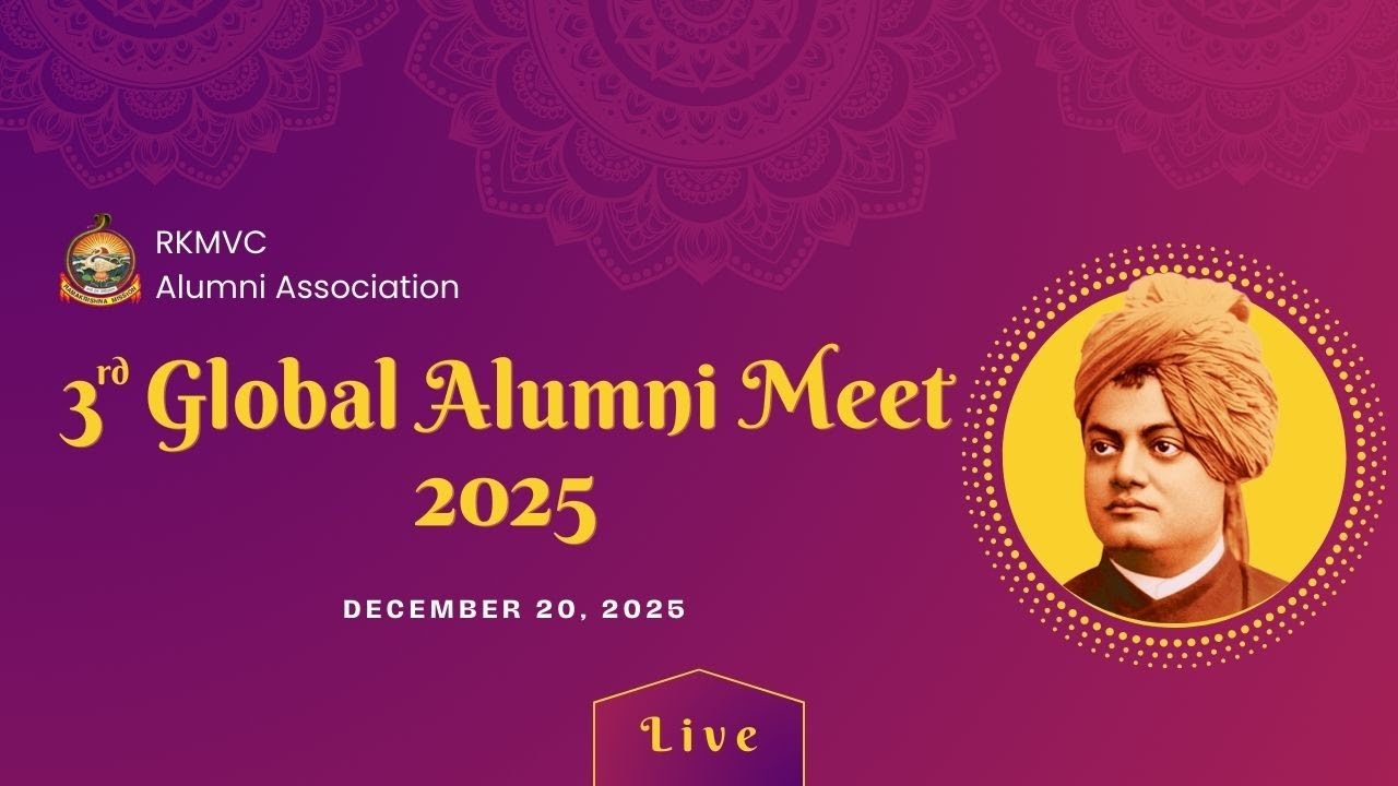 Global Alumni Meet - 2025 | Live |  RKMVC