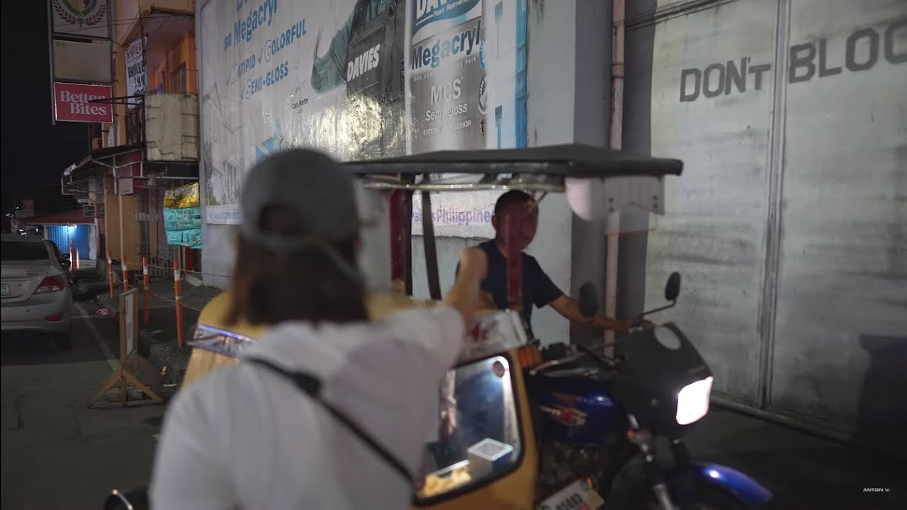 Philippines, Bulacan, tricycle night ride from SM SJDM to DLCIII