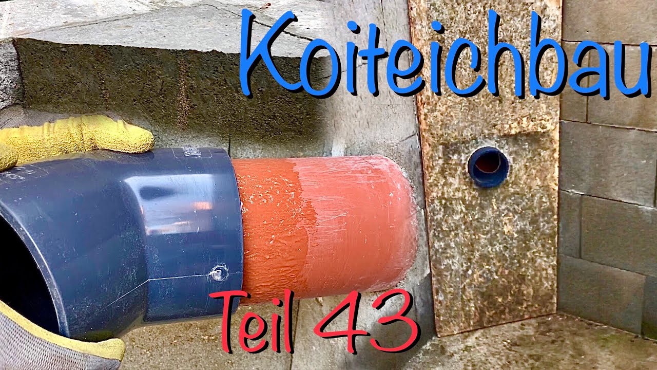 Teichbau Koiteichbau Teil 43 Vorbereitung für Skimmer & Teichecken abrunden