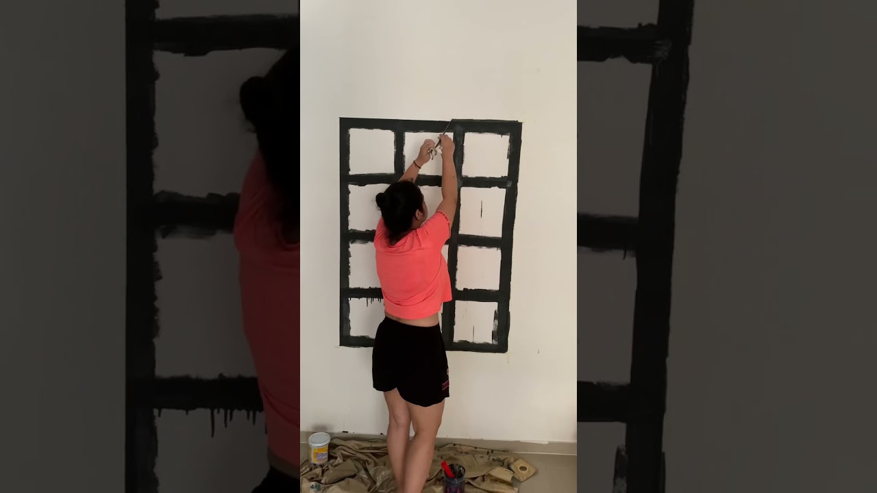 Try IKEA mirror hack | Wall transformation #shorts #ikea #homedecor #diyprojects