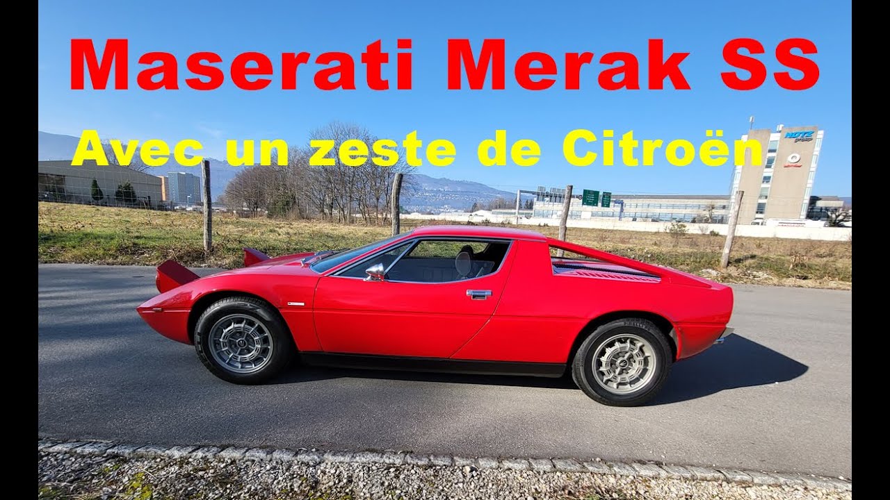 Maserati Merak SS la sportive oubliée