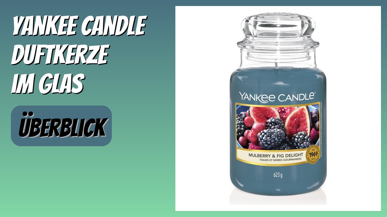 BEWERTUNG (2026): Yankee Candle Duftkerze im Glas. Infos