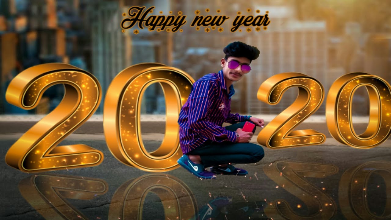 happy new year photo editing picsart 2020 || picsart happy new year 2020 photo editing tutorial