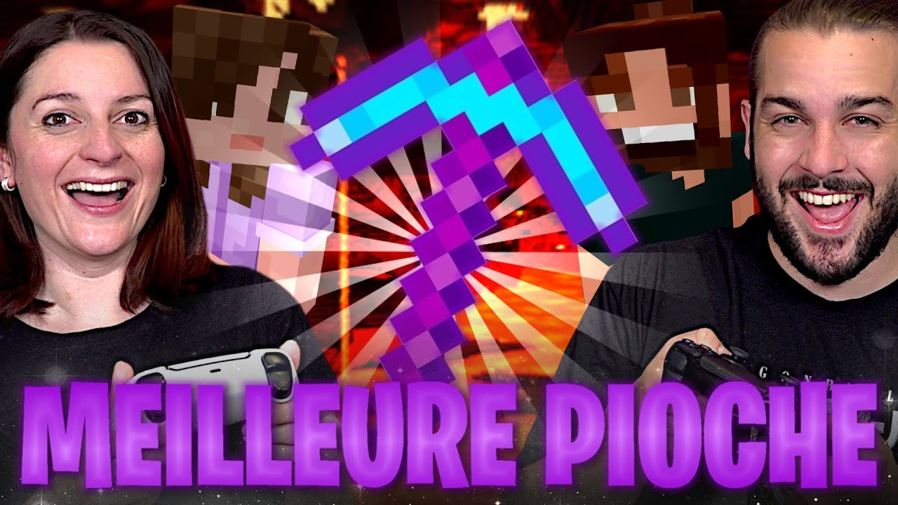 LA MEILLEURE PIOCHE DE MINECRAFT EST A NOUS ! SURVIE MINECRAFT EPISODE 16 EN DUO FR