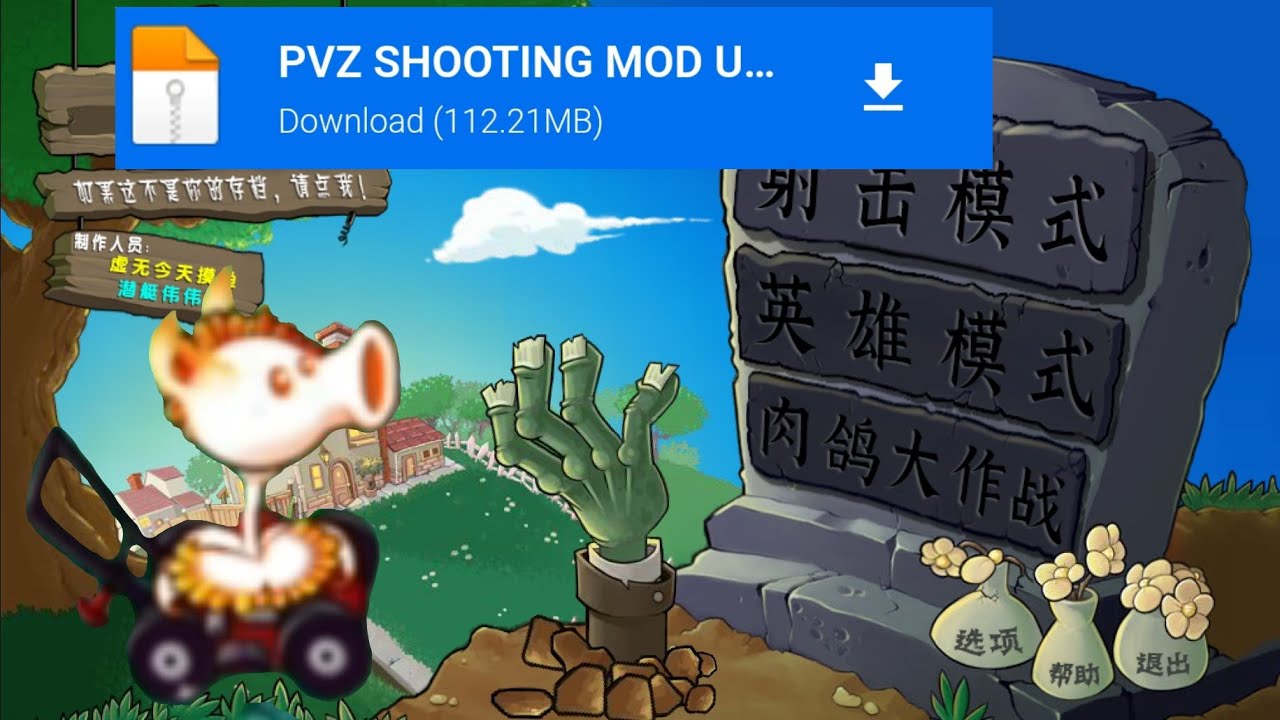 UPDATE‼️ Plants vs Zombies Hybrid 0.15 MOD MENU Android APK 