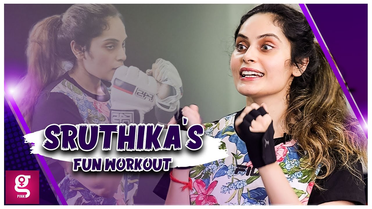 Simple exercise to lose weight | Actress Shrutika Arjun | Super Fun Workout | Boxing