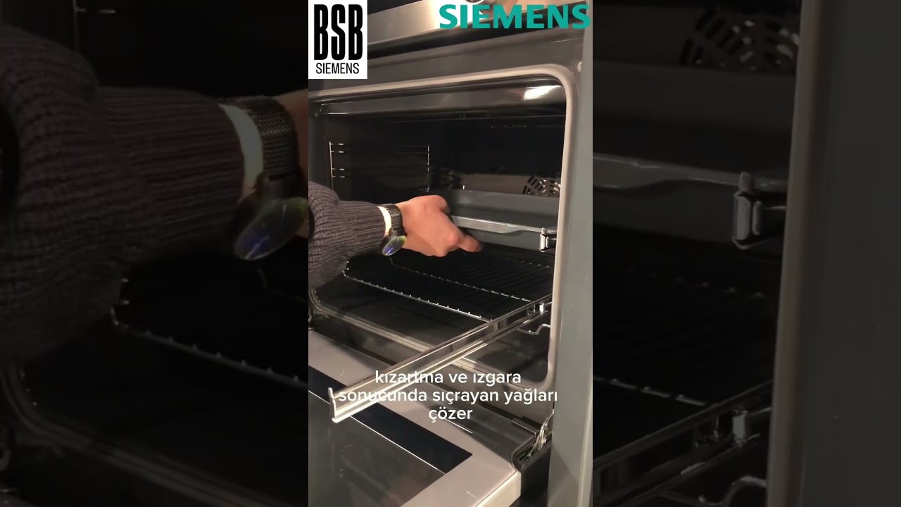 Kendi kendini temizleme fonksiyonu nedir? #siemens #ecocleaning #HB557JYW5T #fırın