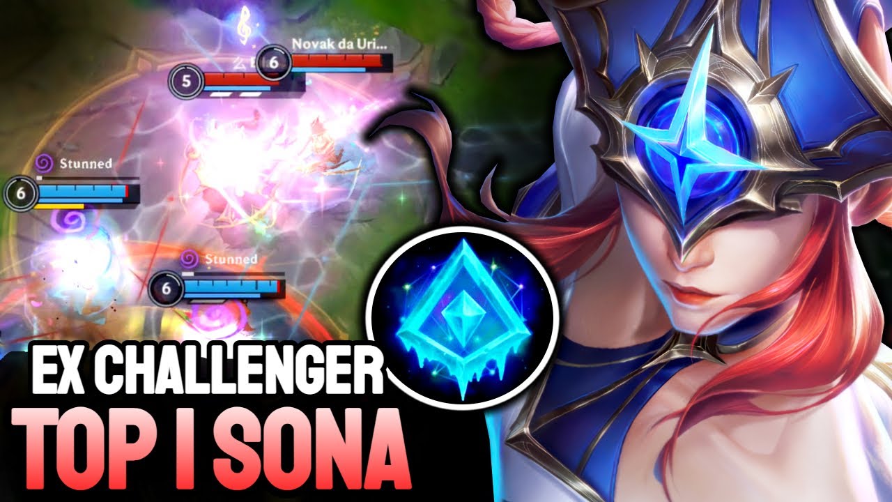WILD RIFT SONA - TOP 1 SONA GAMEPLAY - EX CHALLENGER RANKED
